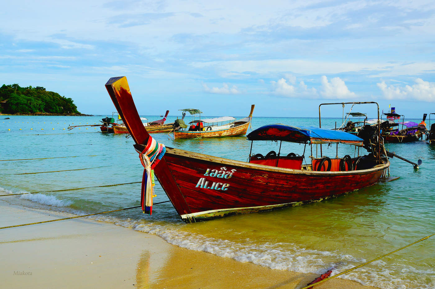 *Алиса* на причале