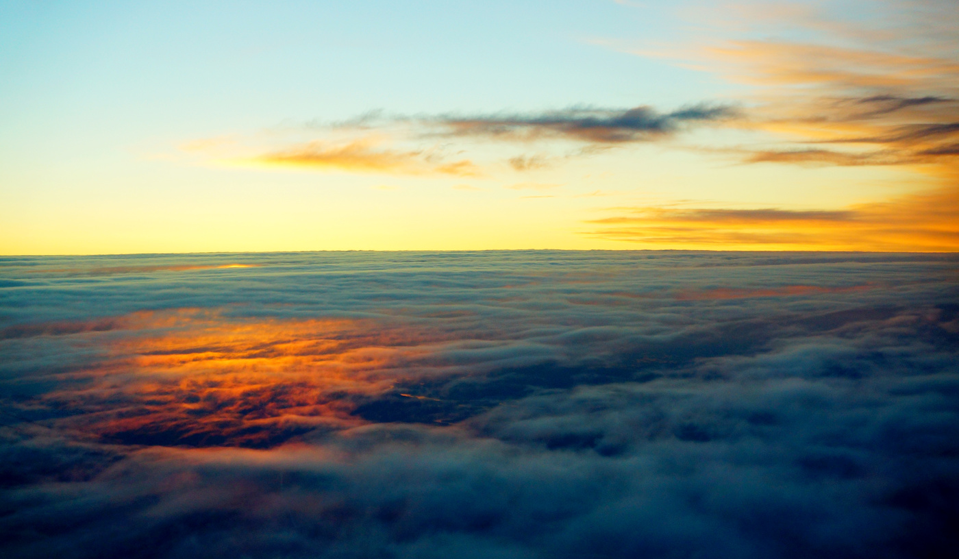 Солнце под облаками
