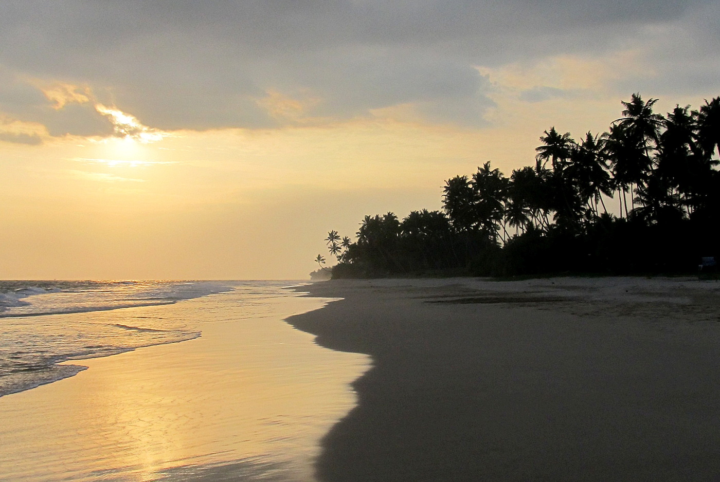 Закат над океаном