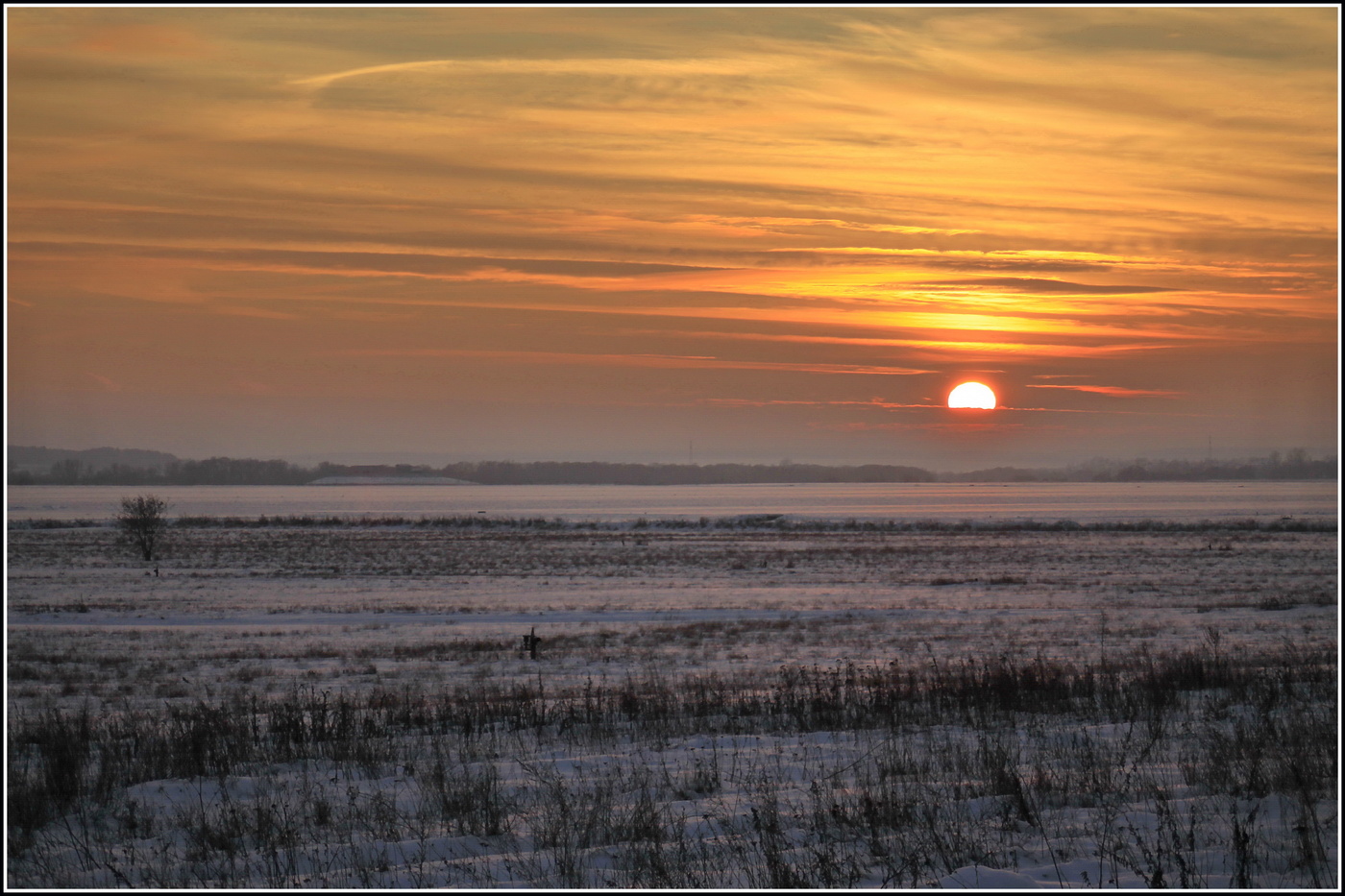 зимний этюд