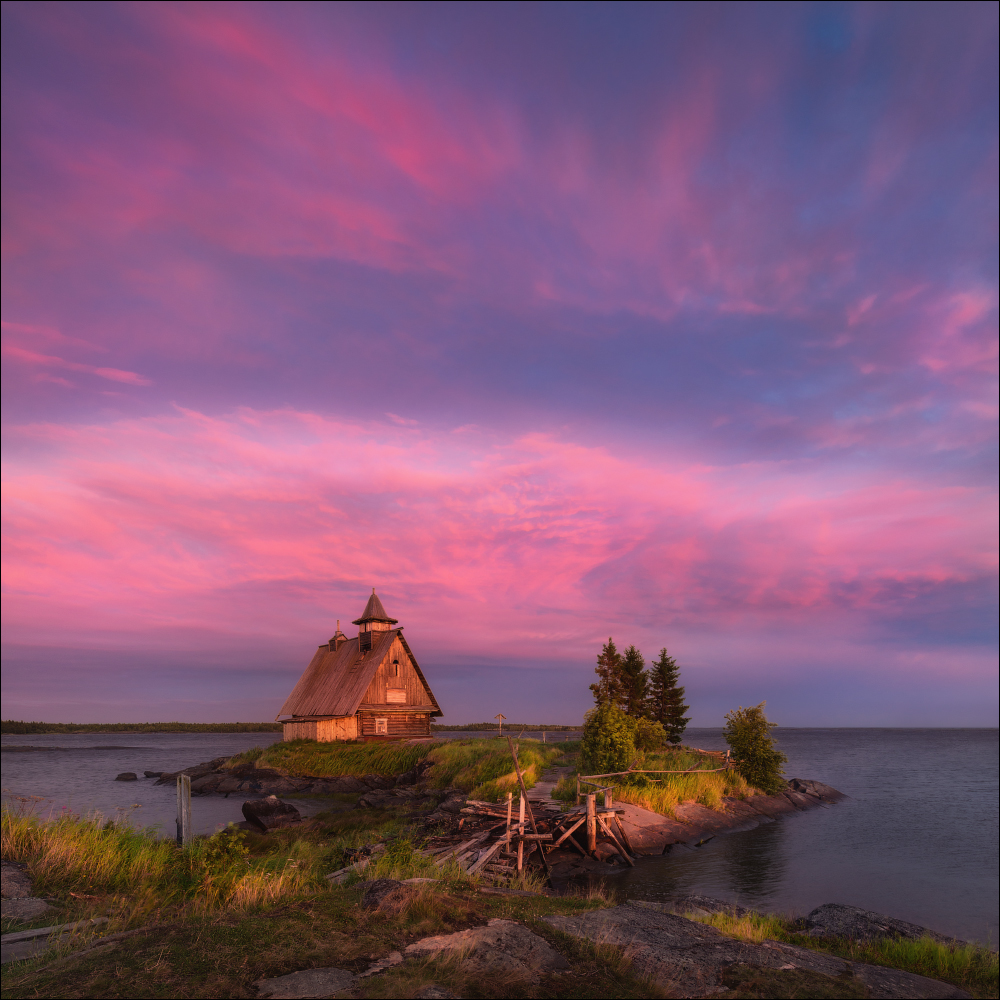 Вечер у Белого моря