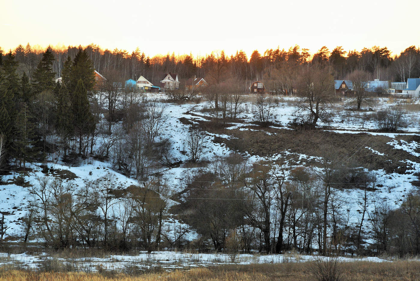 На склоне дня ......