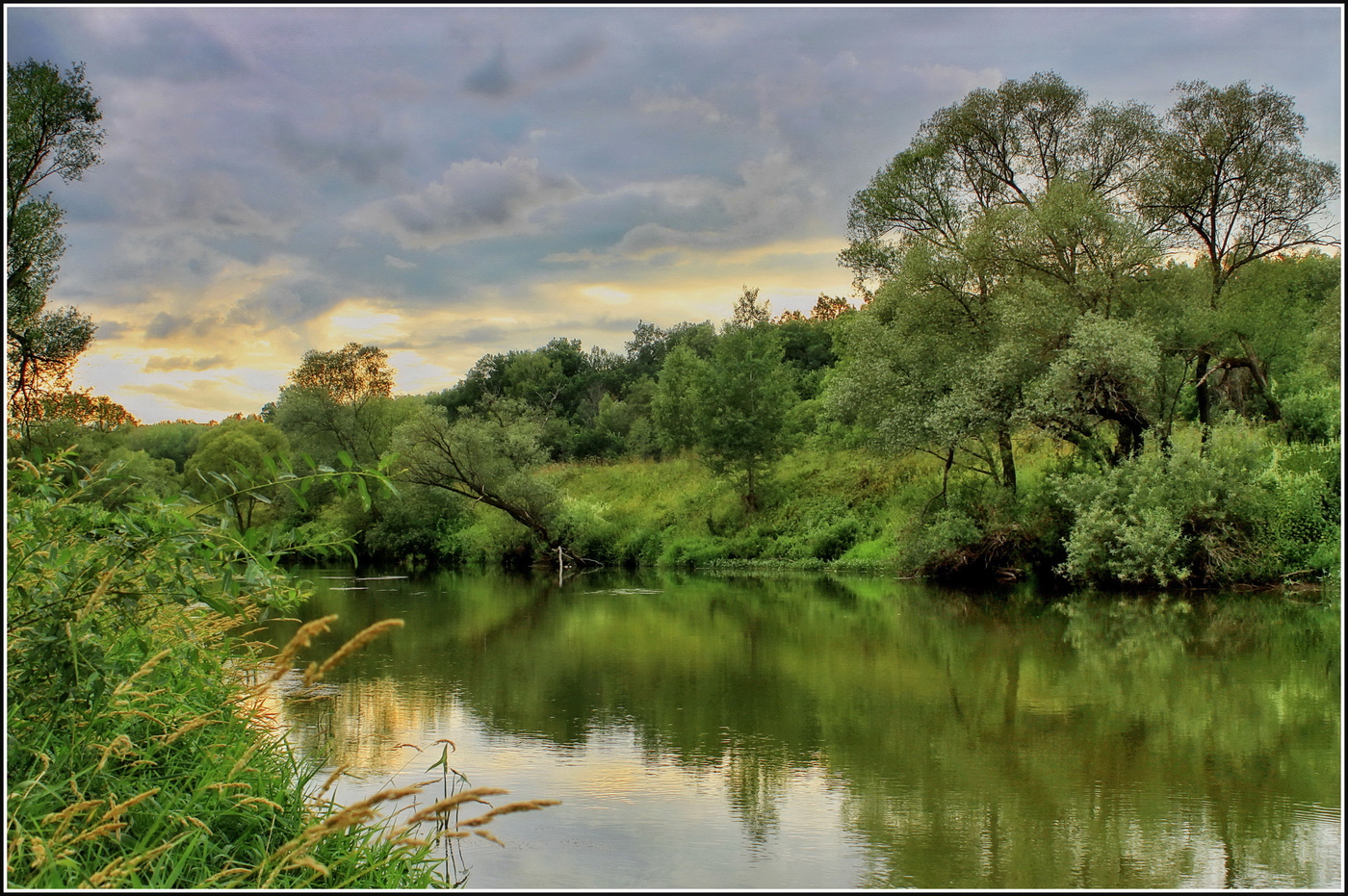 вечерний пейзаж