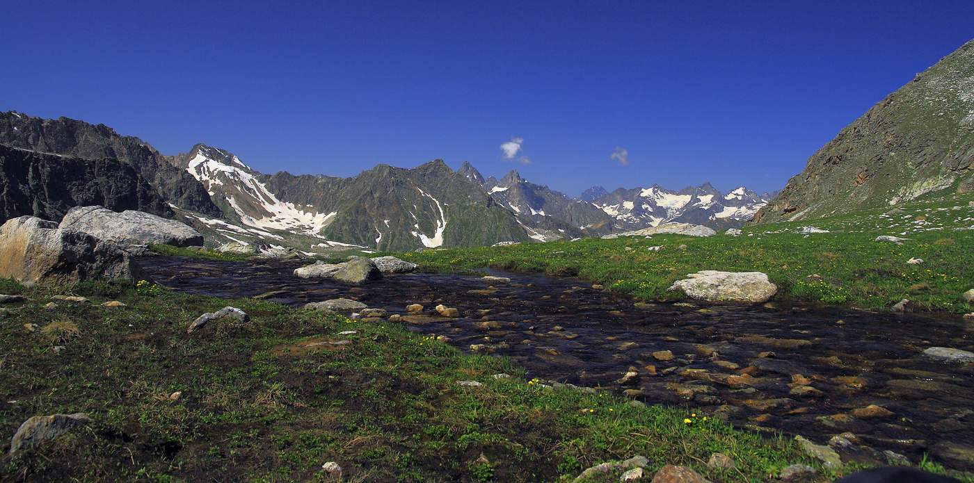 Вот с такого ручейка начинается река
