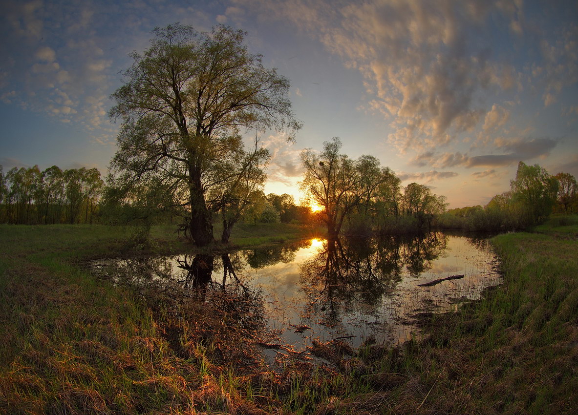 Догорал закат