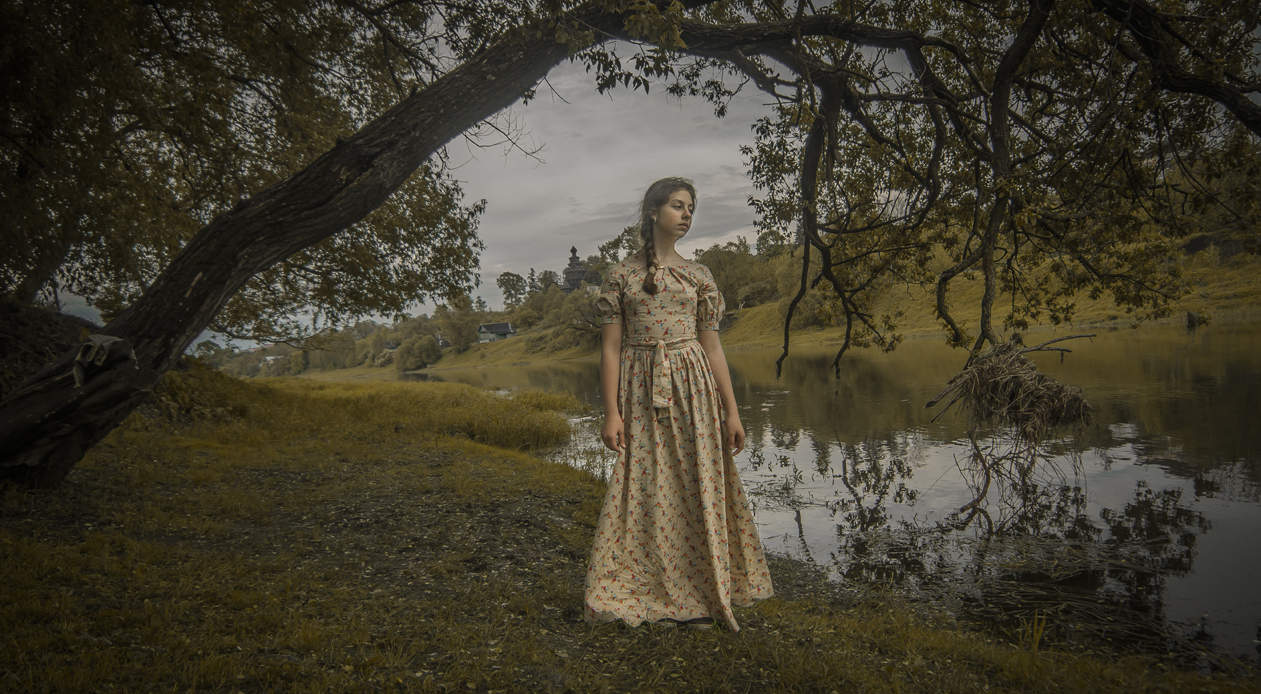 портрет у речки