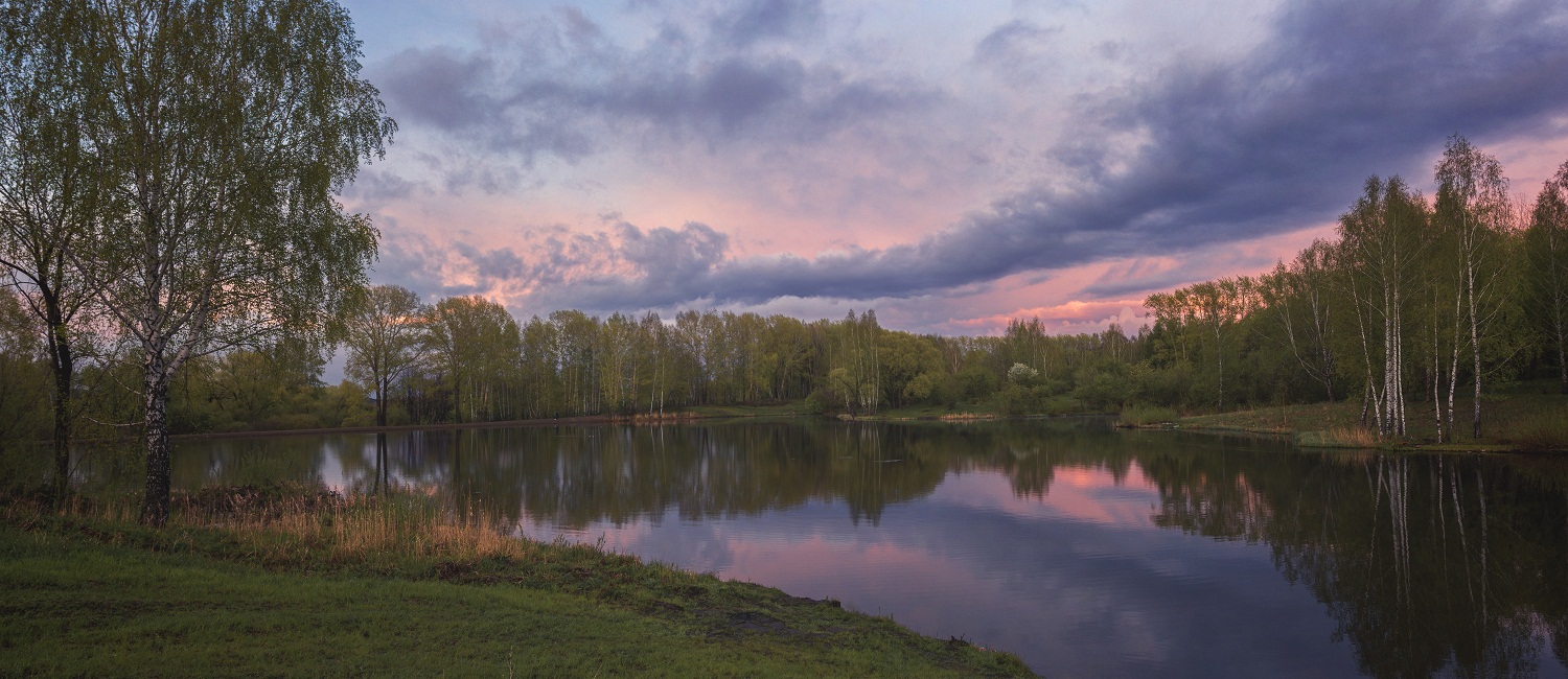 Дождливый закат.