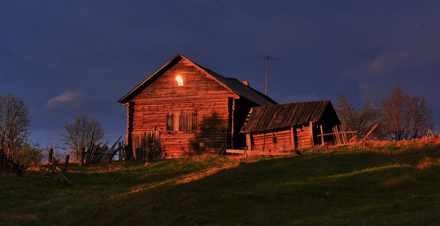 Солнце садится ...
