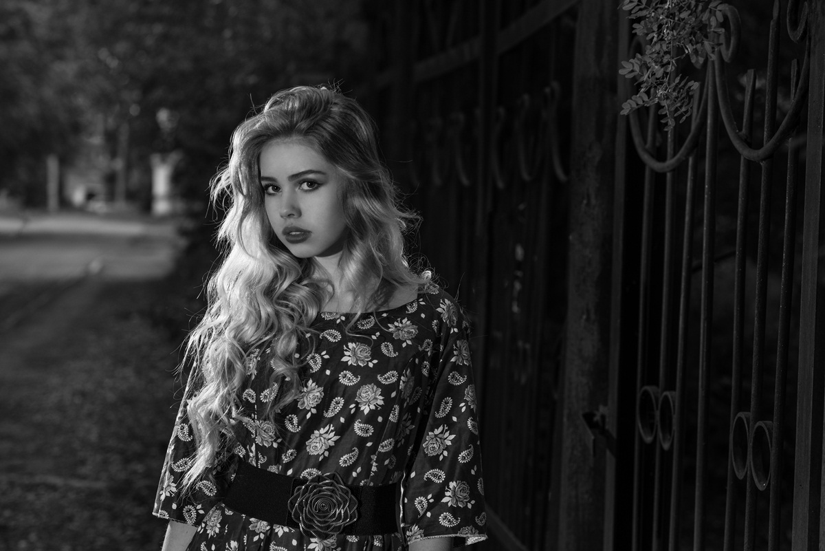 Портрет Ксюши с фотокурсов