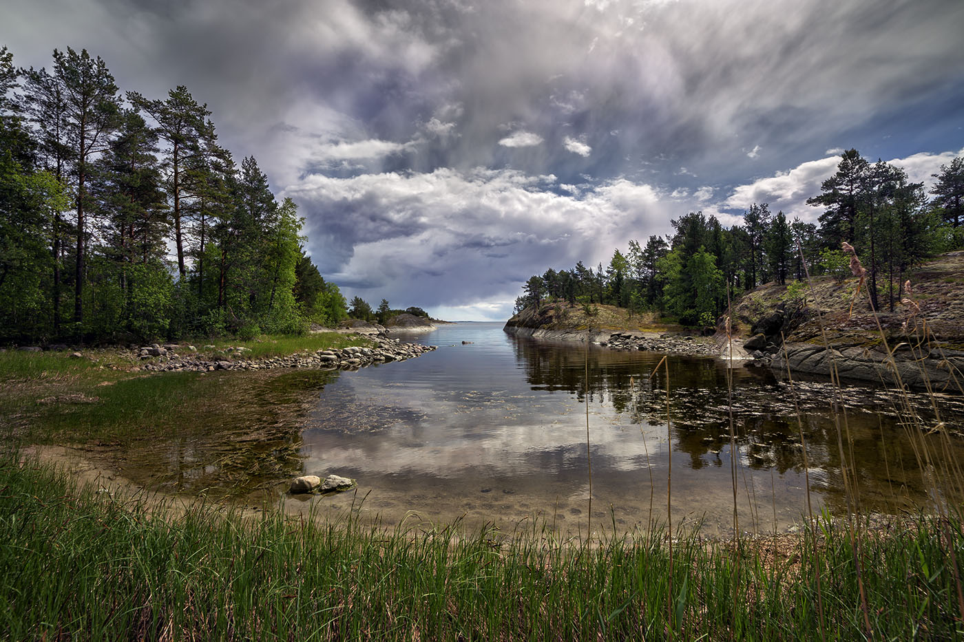 тихая бухта...