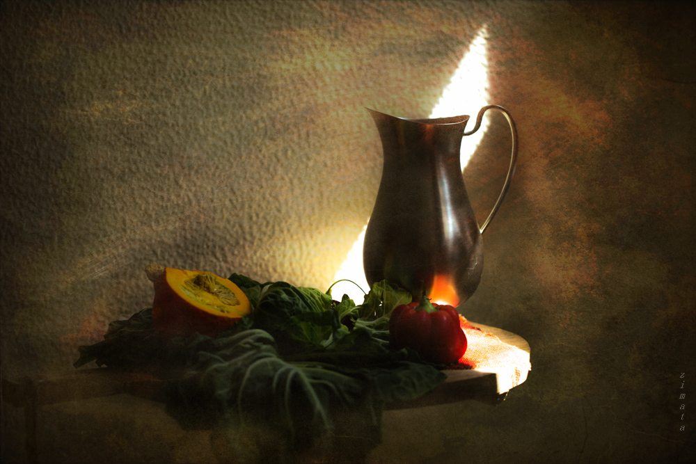 натюрморт с овощами