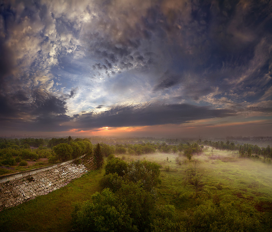 На рассвете