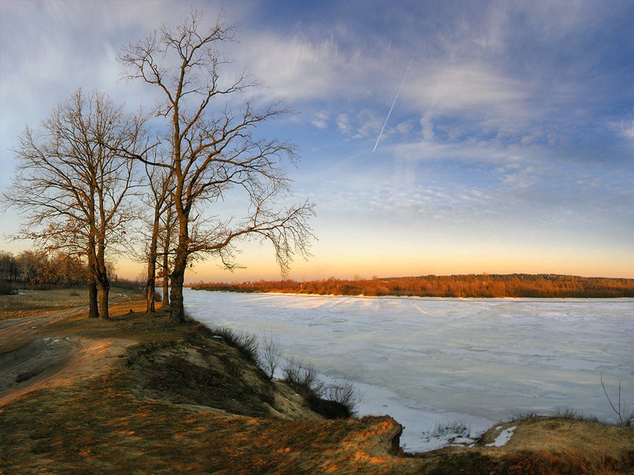 река Сож, был ясный день...