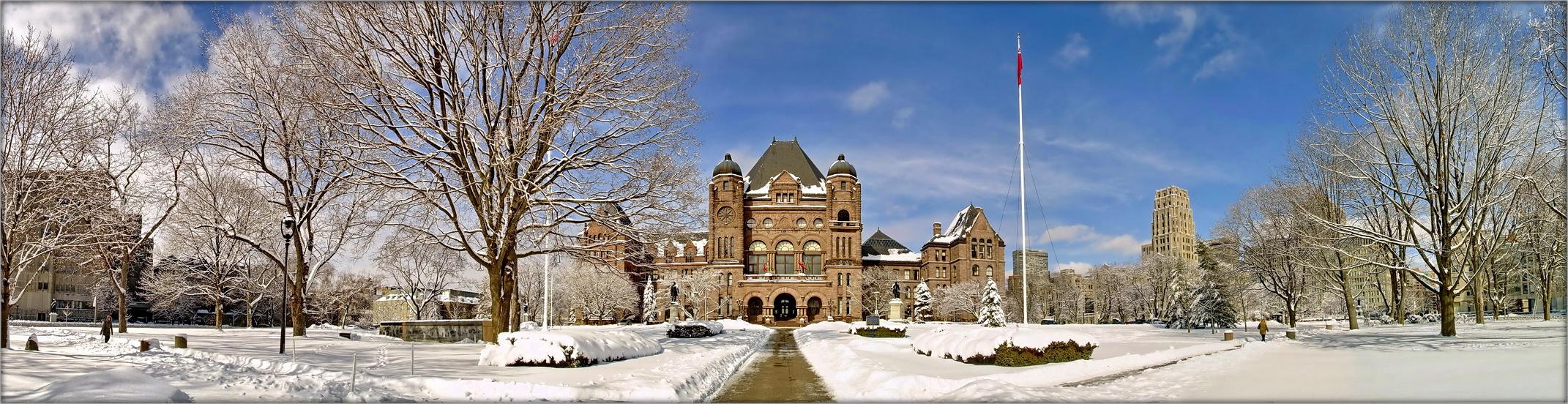 над Канадай неба сінее..