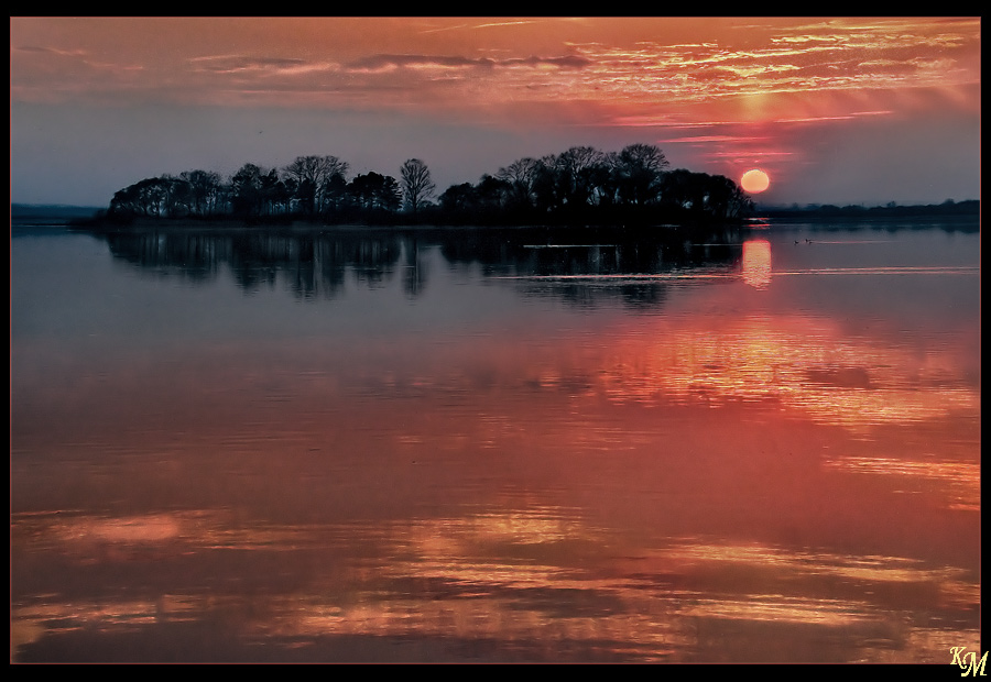 Не затейливая открытка "Про закат"