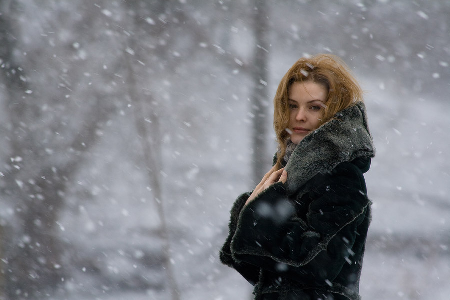 Снежный портрет