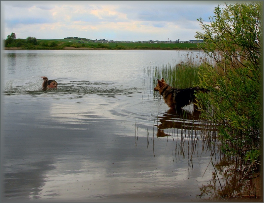 Купание мальчика...