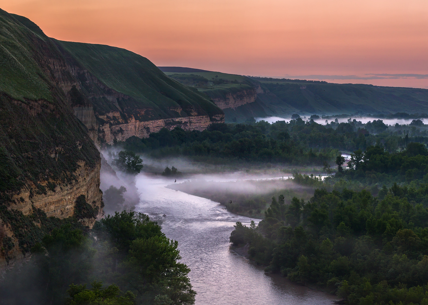 Высокие берега Кубани.