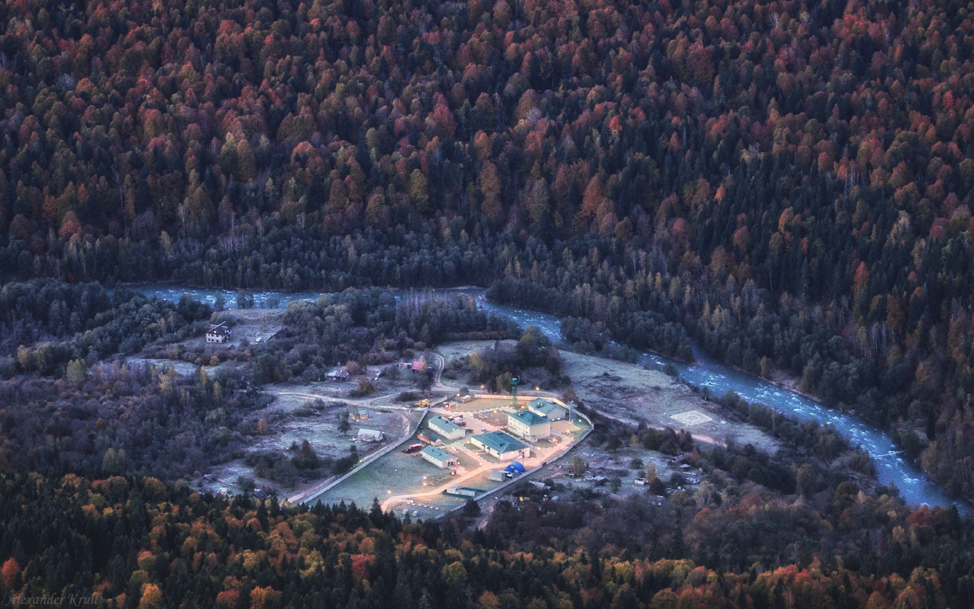 Рассвет на заставе Загедан...