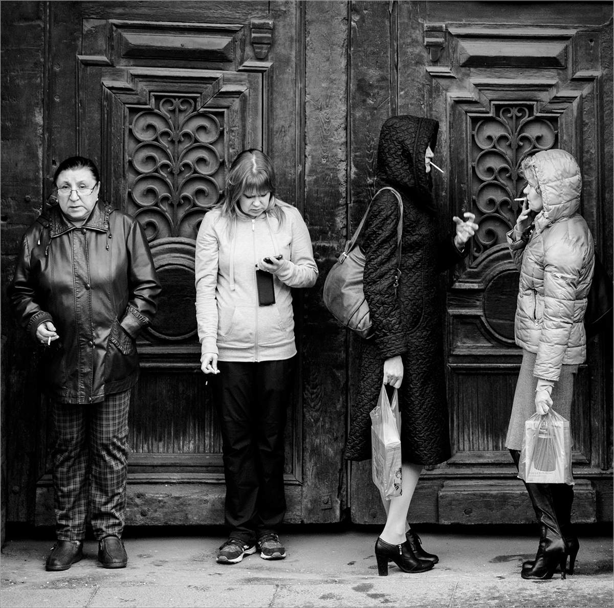 четыре грации...