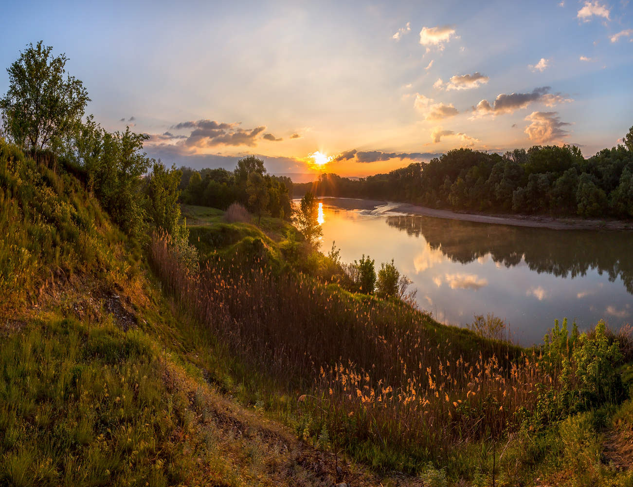 Тёплый свет весеннего дня.