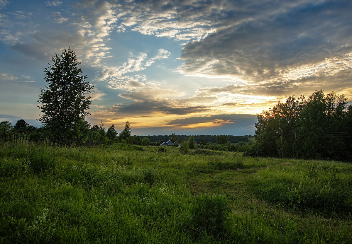 Вечер в Пущино