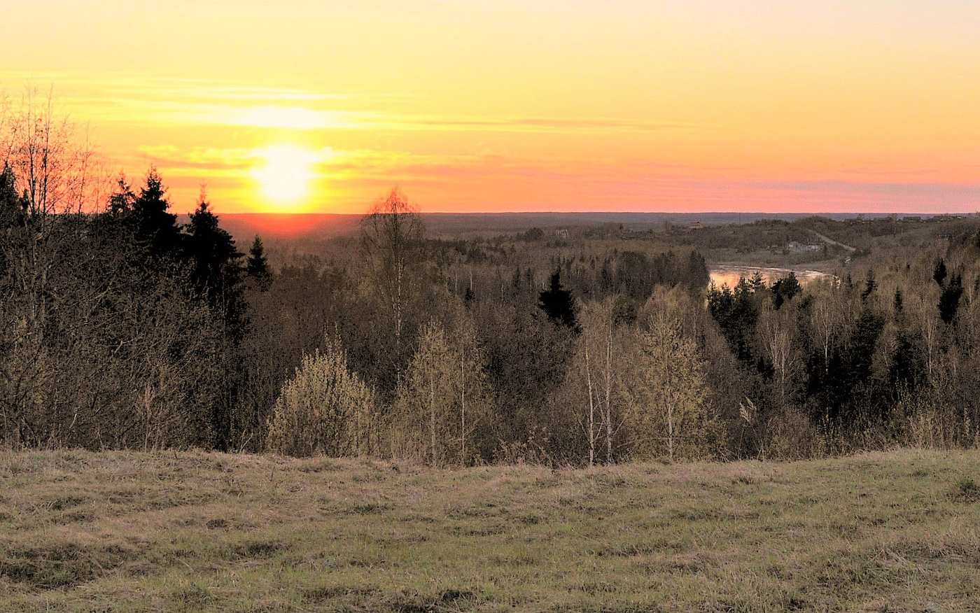"Заря, как клещ, впилась..."
