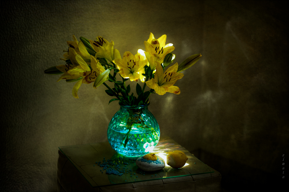 натюрморт с лилиями