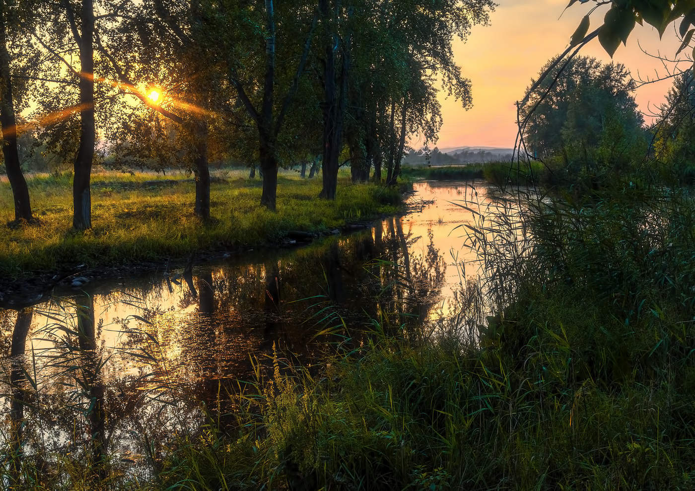 Вечерняя речка