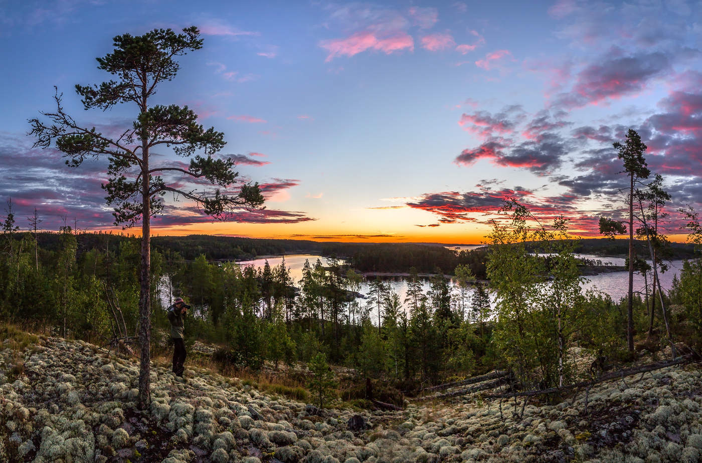 Просыпается день.