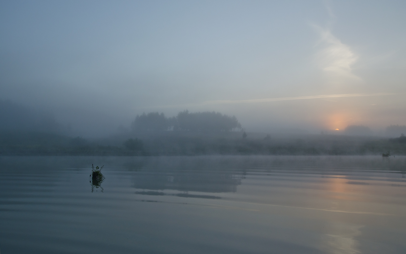 Новое утро на озере Новом