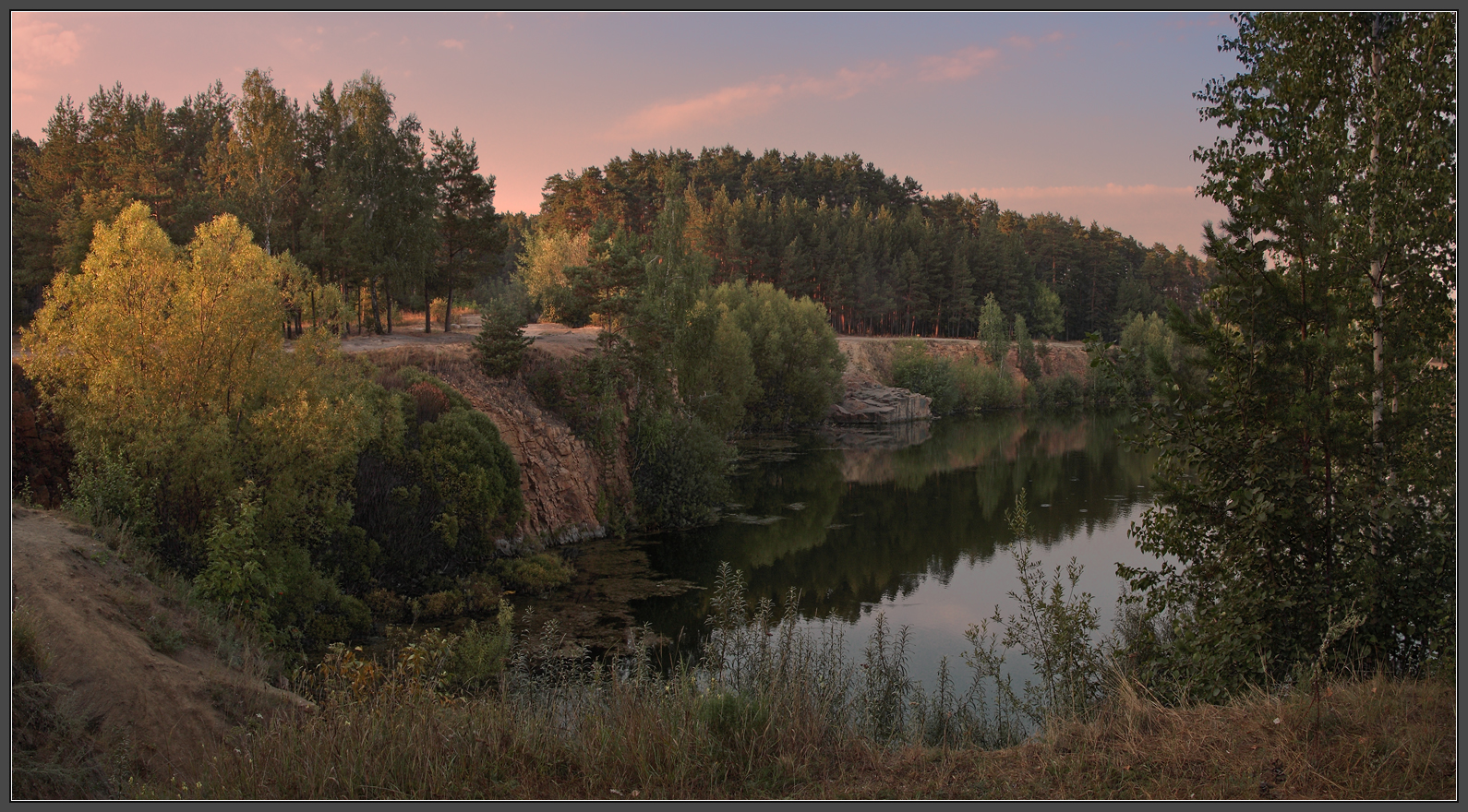 Утром на карьере