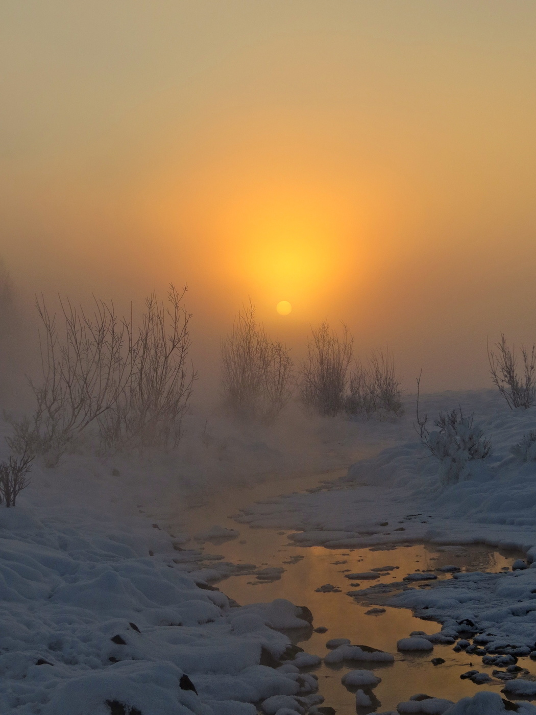 Родник и солнце