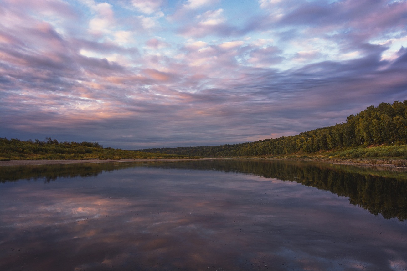 Тихая вода заката.