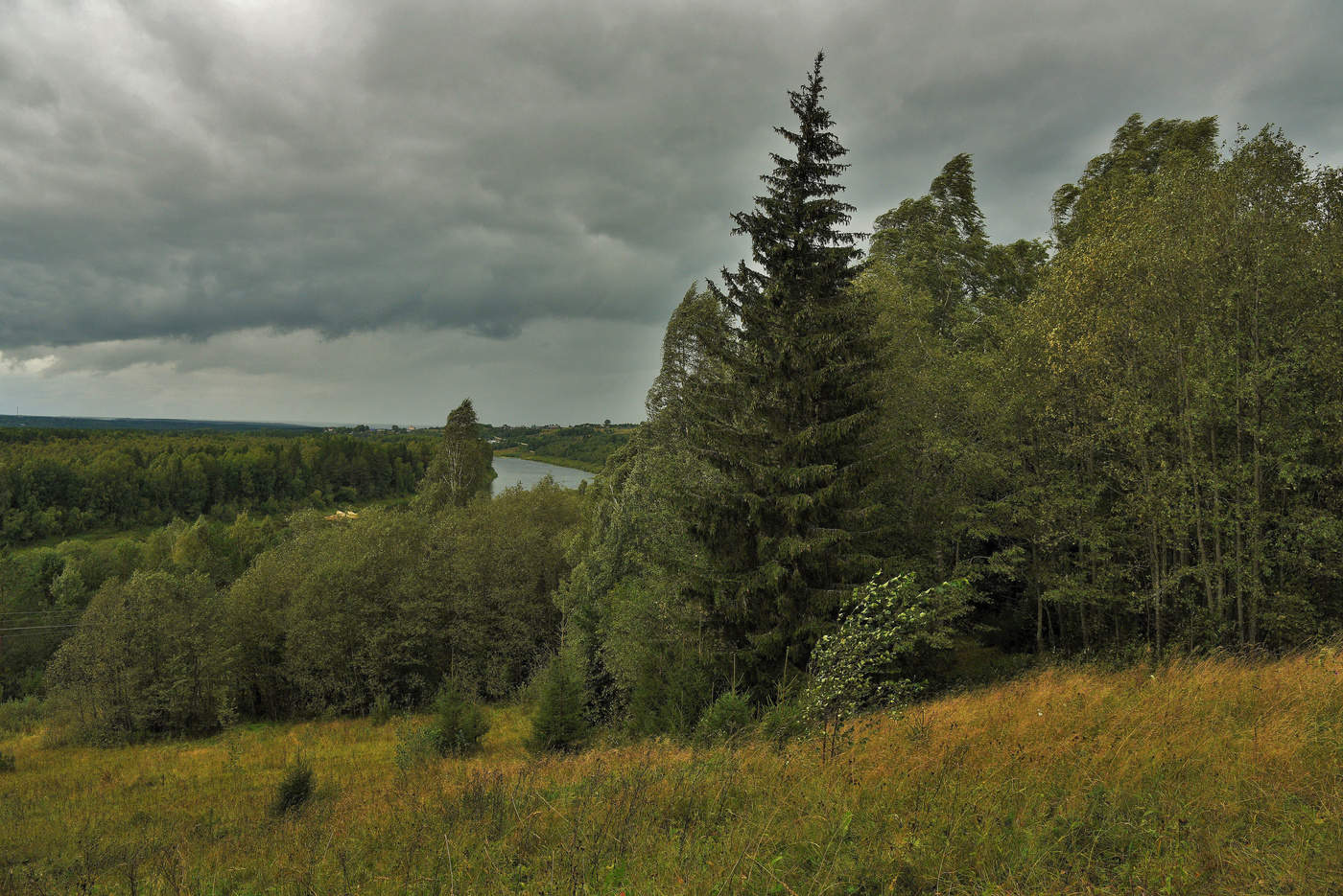 Ветер хозяйничал по окрестностям ...