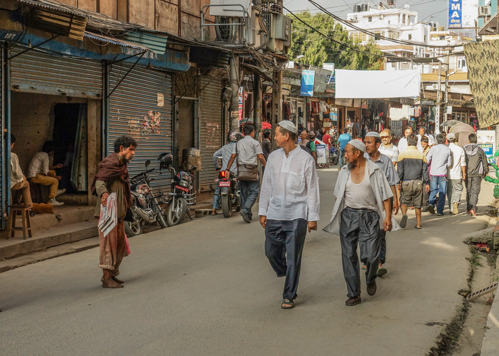 На улицах Катманду