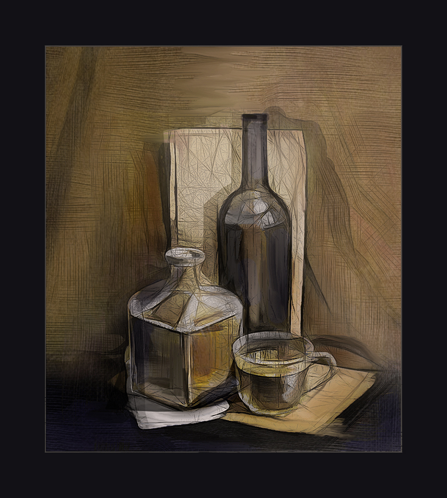 две бутылки