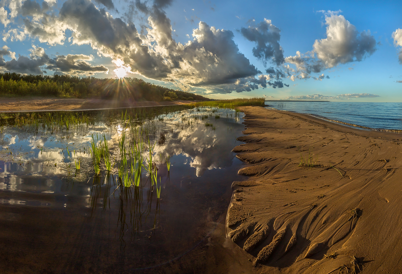 Затопленный пляж