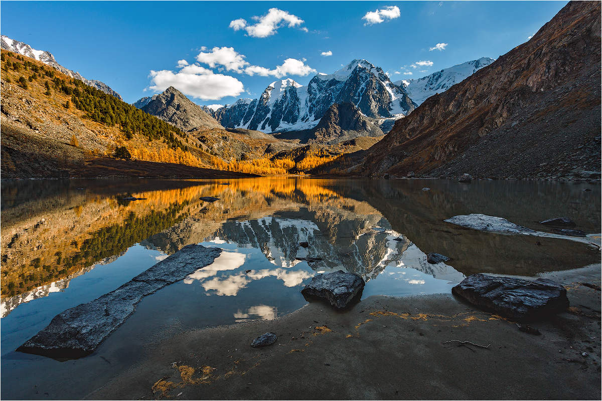 Закат на Шавлинском озере