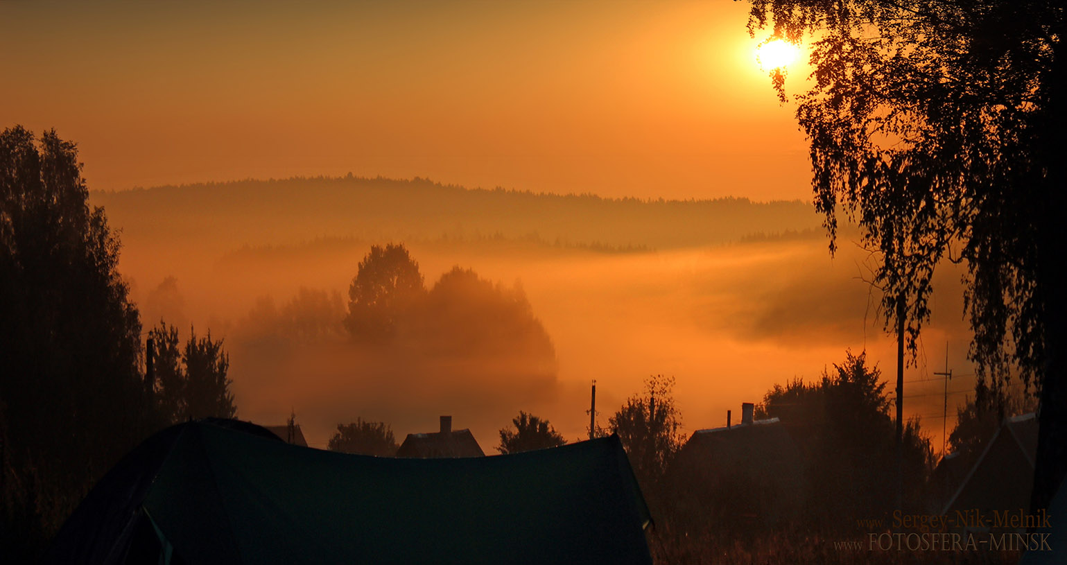 Малиновый рассвет ...где-то в Ружанах