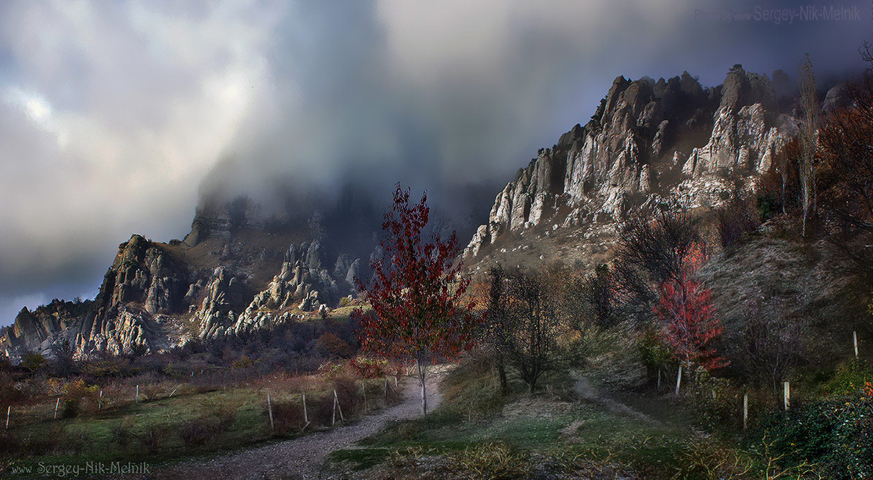 луч света в темном...