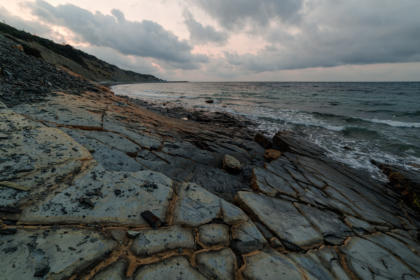 Утренние фактуры и море