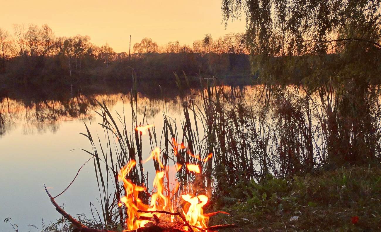 Пламя на закате