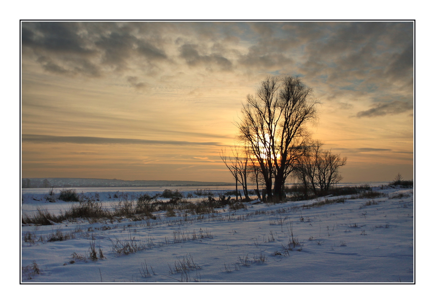 морозный вечерок