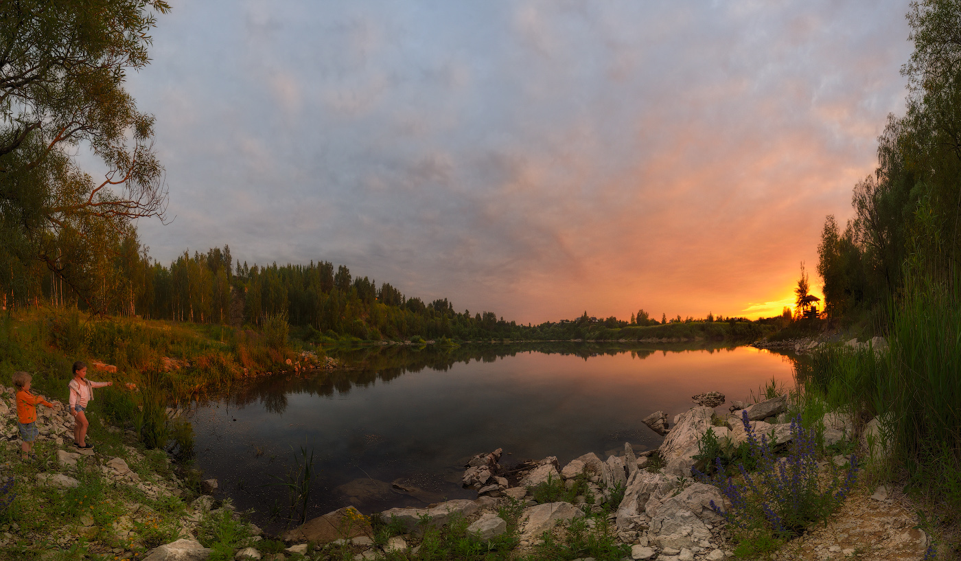Их маленький, большой закат...