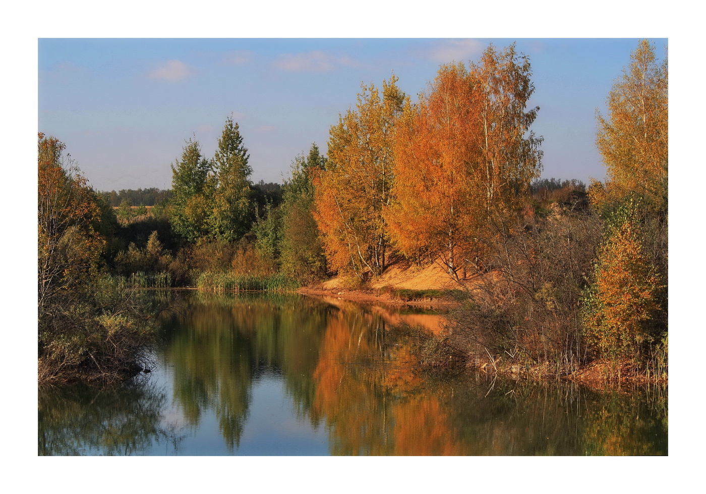 в осенней тиши