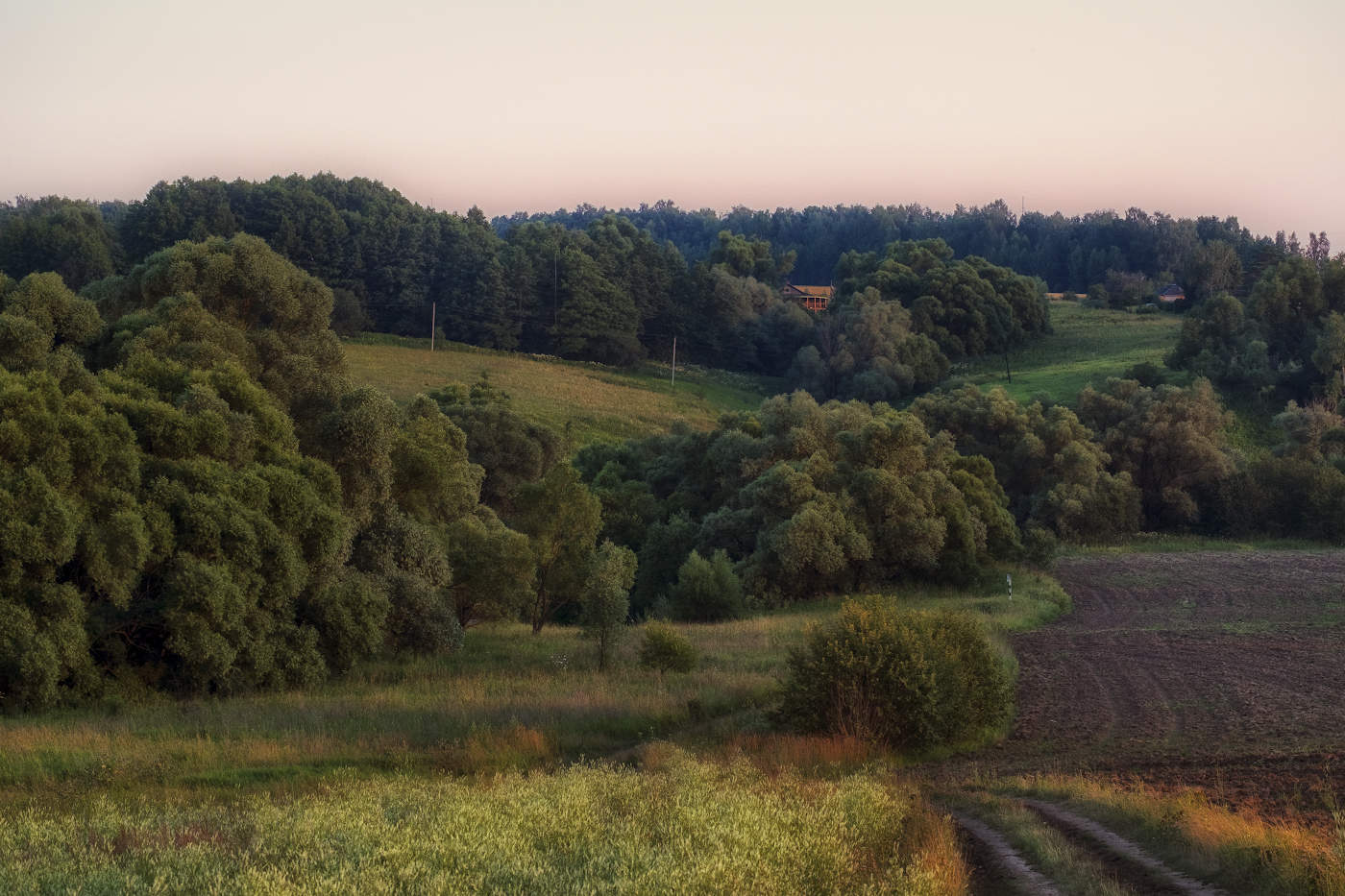 Вечером в деревне