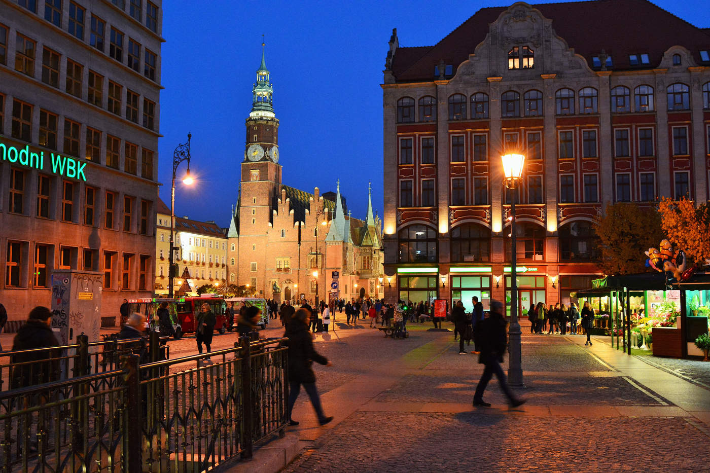 Вроцлав вечером ...