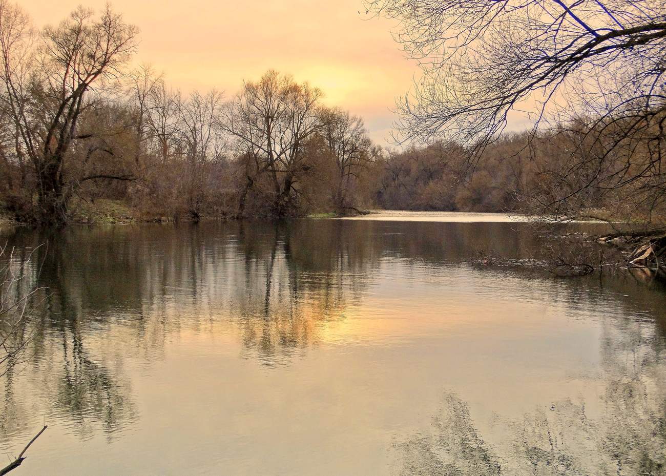 Ноябрьский вечер на Орлике