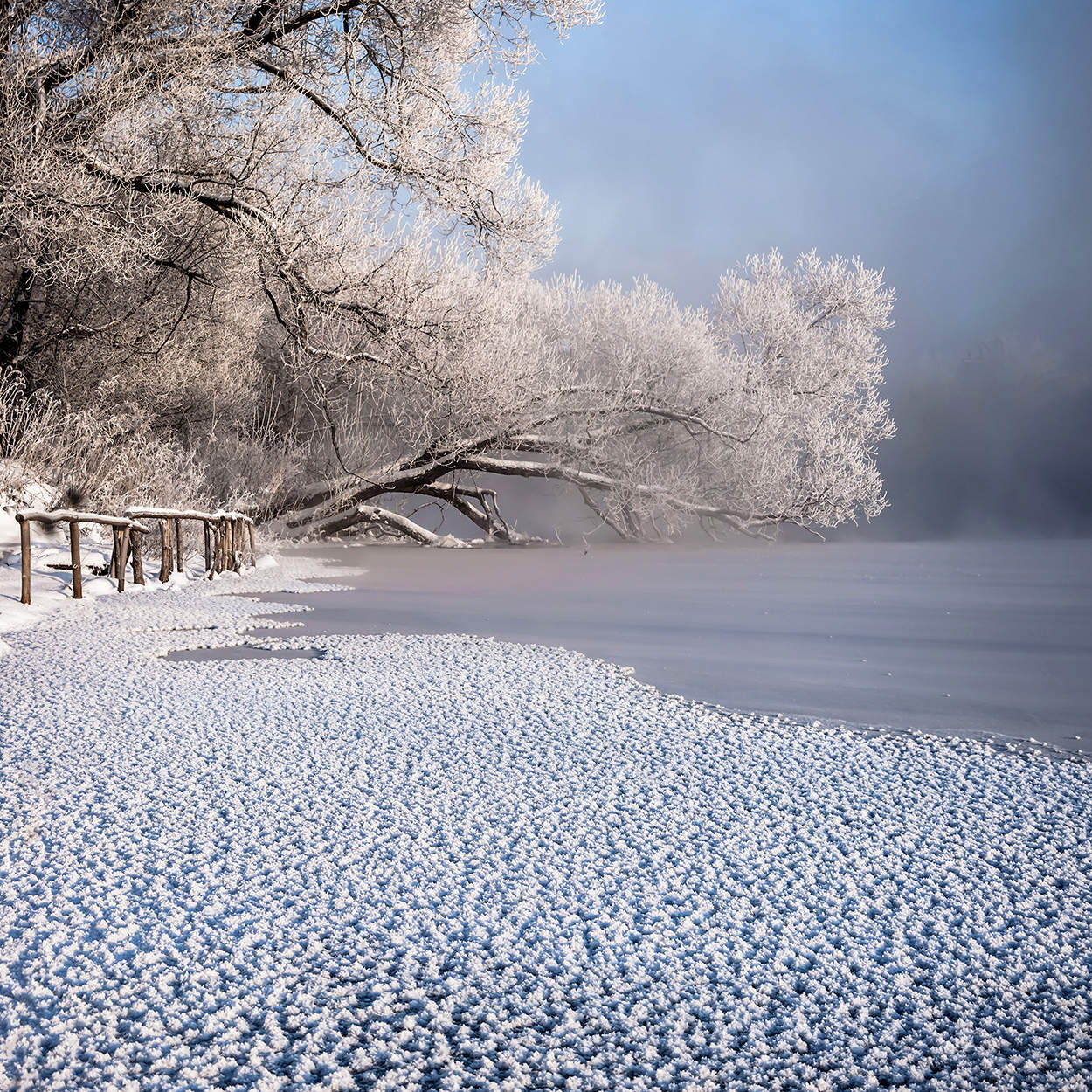 Зимние узоры.